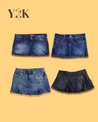 Y2K Retro Denim Mini Skirt Bundle (Yv-859)