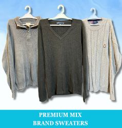 Premium mix brand sweaters including quarter zip
