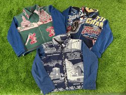 Upcycled Tapestry x Denim Jackets