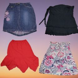 Women Casual and Denim Midi Skirts