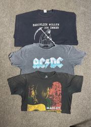 Music Printed t-Shirts 105 pieces