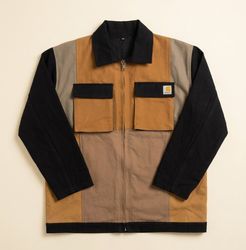 Upcycled Carhartt Patchwork jacket (Dc-10-177)
