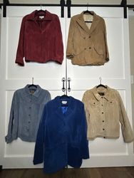 Colorful suede jacket bundle