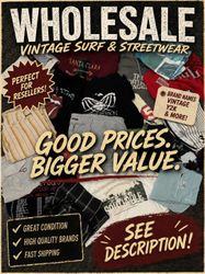 Vintage broad shorts and surfing apparel