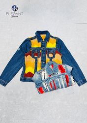 UPCYCLED Denim Patchwork & Poncho Jackets - EVR048..