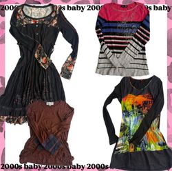 Y2K Retro x cyber: tops, dress-302