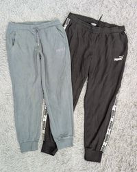 Puma Logo Drawstring Cuffed Sweatpants