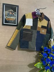 Veste en patchwork Carhartt upcyclée 🐒🐒