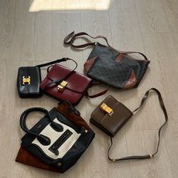 Celine Hand Bags Pre Loved 5Pcs
