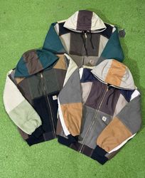 Upcycle Carhartt hoodie jacket
