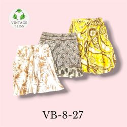 Y2K Printed Cotton Skirt Wholesale Bundle Assorted..