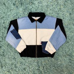 Upcycle Levi’s Denim Jacket Patchwork Design