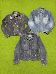 Yv1233 Y2K-Style Denim Jacket 8P