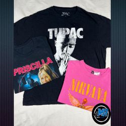 Music printed t-shirts