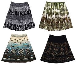 Y2K Boho Chic Cotton Skirts