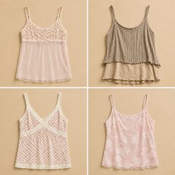 Y2k Garden Fairy Cami Tops