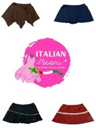 Y2k sporty mini skirts