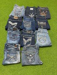 Tv207 Embroidery jeans 11P