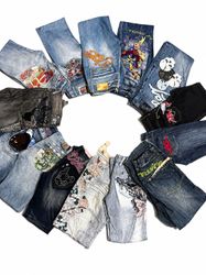 Y2k Ledish jeans embroidery  available quantity 10..