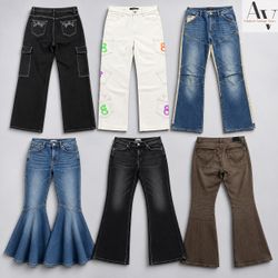 Jeans in denim rilassati di taglie grandi Hip Hop