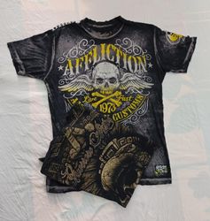 CR12312 Vintage Skull T-Shirts