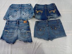 CR10645 Y2K Mini Denim Shorts