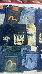 Evisu - mixed jeans