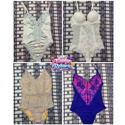 Y2K Vintage Lace Bodysuit & Teddy Bundle | VR-377