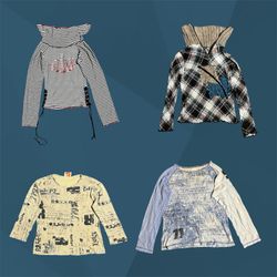 Y2K Long Sleeve Tops
