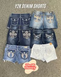 Y2K Denim Shorts - (15/08)