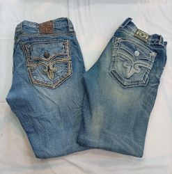 CR12045 Vintage Rock Revival Men’s Jeans