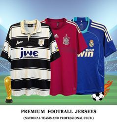 Football Jerseys with Professional Club's Shirts