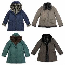 Women’s Vintage Faux-Fur Winter Jackets & Coats