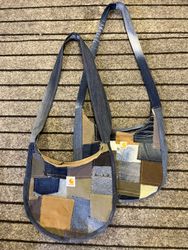 Upcycled Carhartt Patchwork Sling Bag