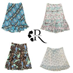 Y2K Printed Midi Skirts RW-2594