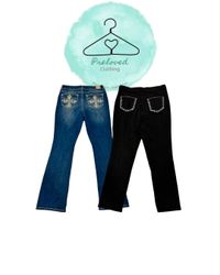 Y2K denim jeans 15 pcs (210826-17)