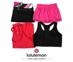 Lululemon shorts and tops