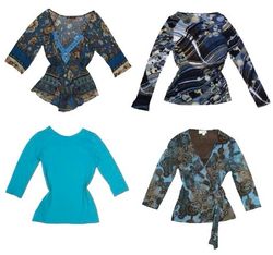 Y2K Aquatic Core Mesh Tops