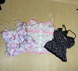 THB00061 Y2k Silk Cami top