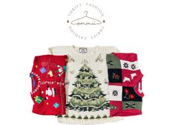 Vintage christmas sweaters