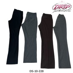 Flared Office Trousers Dress Pants (DS-10-228)