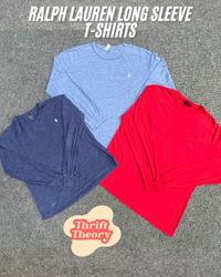 🔴 Ralph Lauren Long Sleeve T-Shirts - (19/10)