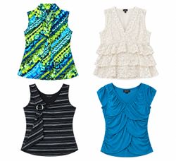 Y2K Sheer Tops 10 pcs At 1500