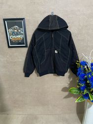 Upcycled Carhartt hooded jacket 🐒