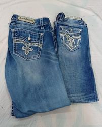 CR11911 Vintage Rock Revival Flare and Straight-Le..