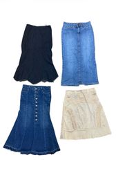 Y2K Denim unique long skirt 10 pcs At 1349