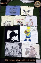 Old vintage single stitch t shirts 80s &90s old st..
