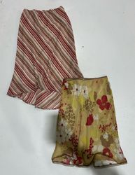 Y2k Poly Skirt  (1665)