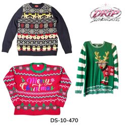 Christmas Knitwear Round Neck Sweaters (DS-10-470)