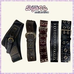 Y2K Retro Archival Belts